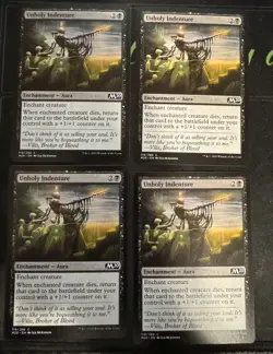 Unholy Indenture X4 M20 Core Set 2020 Magic the Gathering MTG - Image 1