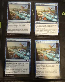 Winged Words X4 M20 Core Set 2020 Magic the Gathering MTG - Image 1