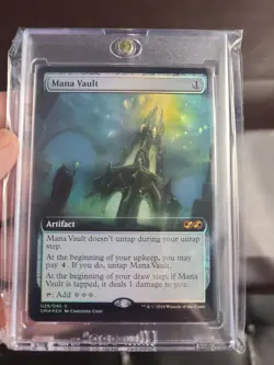 MTG MAGIC THE GATHERING ULTIMATE MASTERS BOX TOPPERS BORDERLESS FOIL MANA VAULT - Image 1