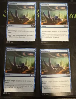 Unsummon X4 M20 Core Set 2020 Magic the Gathering MTG - Image 1