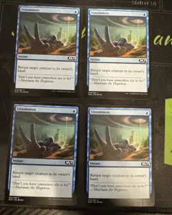 Unsummon X4 M20 Core Set 2020 Magic the Gathering MTG - Image 1
