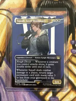 Squall, SeeD Mercenary (Regular) Borderless MTG Final Fantasy English - NM - Image 3