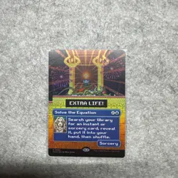 Solve the Equation 0886 Rainbow Foil Extra Life Secret Lair MTG Near Mint - Image 1