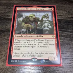 MTG Krenko, Tin Street Kingpin - War of the Spark #137 - Image 1