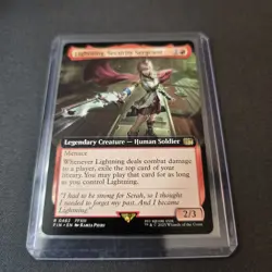 MTG Lightning, Security Sergeant 462 Extended Art Regular Rare Final Fantasy FIN - Image 2