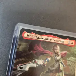 MTG Lightning, Security Sergeant 462 Extended Art Regular Rare Final Fantasy FIN - Image 3