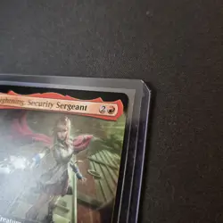 MTG Lightning, Security Sergeant 462 Extended Art Regular Rare Final Fantasy FIN - Image 4