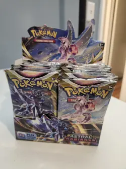 Pokemon Astral Radianc EMPTY Booster Box With Empty Packs No Cards - Image 1