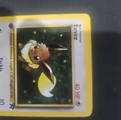 1st Edition Eevee 55/82 Team Rocket Set Rare Vintage Pokemon Card - NM - Image 4