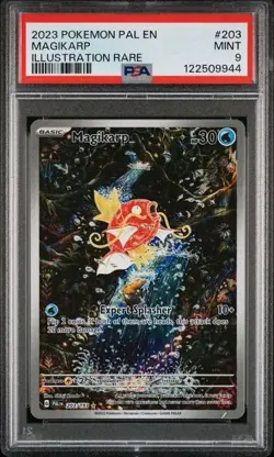 Pokemon TCG MAGIKARP Paldea Evolved Illustration Rare #203 PSA 9 English - Image 4