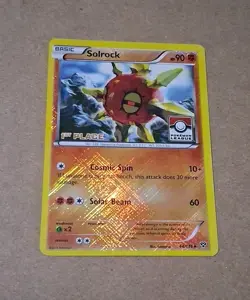 Solrock 64/146 - Pokemon League Promo - 1st Place Stamped - Reverse Holo - VLP - Image 1