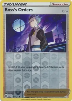 LOT OF 3 Boss's Orders Reverse Holos 154/192 + 132/172 + 172/193 Pokemon Rare NM - Image 3