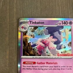 Tinkaton 105/193 - Paldea Evolved GameStop Stamped Holo Rare Promo Pokemon - NM - Image 2