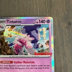 Tinkaton 105/193 - Paldea Evolved GameStop Stamped Holo Rare Promo Pokemon - NM - Image 3