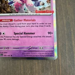 Tinkaton 105/193 - Paldea Evolved GameStop Stamped Holo Rare Promo Pokemon - NM - Image 4