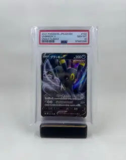 2021 POKEMON JPN SWORD & SHIELD VMAX CLIMAX #100 UMBREON V PSA 10 - Image 1