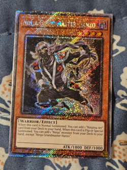 Ninja Grandmaster Hanzo Platinum Secret Rare - Ra04 Yugioh - Image 1