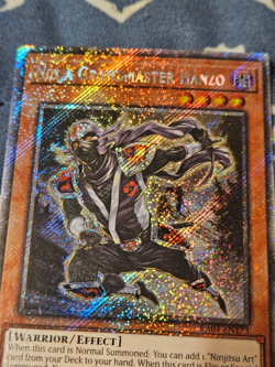 Ninja Grandmaster Hanzo Platinum Secret Rare - Ra04 Yugioh - Image 2