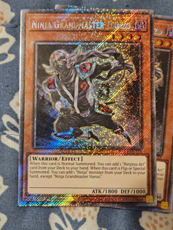 Ninja Grandmaster Hanzo Platinum Secret Rare - Ra04 Yugioh - Image 3