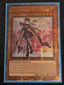 Yugioh! 1x Sky Striker Ace - Roze RA04-EN031 Quarter Century Secret Rare NM - Image 1