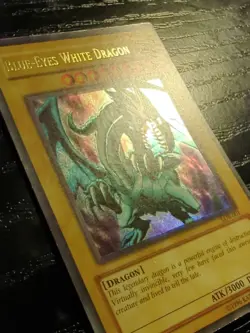 Yugioh! Blue-Eyes White Dragon LOB-001 Ultra Rare - Foil Shift - Image 5