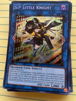 S:P Little Knight (Secret Rare) RA03-EN049 Near Mint Yugioh - Image 1