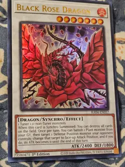 Black Rose Dragon - Ultra Rare - RA04-EN057 Yugioh - Image 3