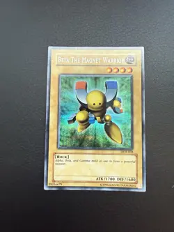 Yugioh Beta The Magnet Warrior DOR-002 Prismatic Secret Rare - Image 3