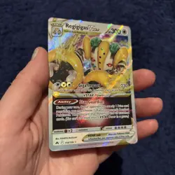 Regigigas Vstar 114/159 Crown Zenith Holo Pokemon Card NM - Image 3