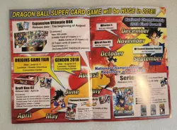 Dragon Ball SUPER 8.25" x 11.75" 2018 Card Game Marketing guide 2018 Spring - Image 2