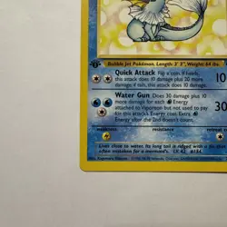Vaporeon 28/64 1st Edition Jungle Rare Non Holo LP Pokemon Card TCG - Image 5