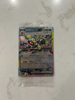 Pokemon TCG Umbreon Ex Prismatic Evolutions Stamped Promo Card 060/131 Sealed - Image 1