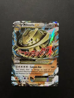 M Steelix EX 68/114 XY Steam Siege 2016 Pokemon Card NM+ - Image 1