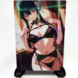 Spy x Family Yor Forger Sexy Lingerie Anime Waifu Girl Goddess Story Art Card - Image 1