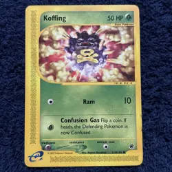 Pokemon TCG - KOFFING - 114/165 - E-Card Series: Expedition 2002 - Image 1