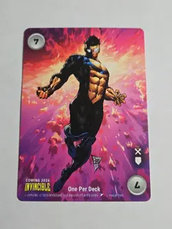 Invincible 2025 OverPower Card Game Promo rare - Image 1