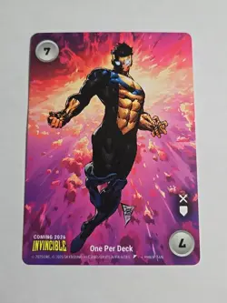 Invincible 2025 OverPower Card Game Promo rare - Image 2