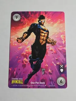 Invincible 2025 OverPower Card Game Promo rare - Image 3