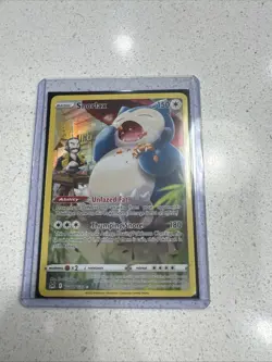 Pokemon TCG Snorlax Lost Origin Trainer Gallery Holo Ultra Rare Card TG10/TG30 - Image 1