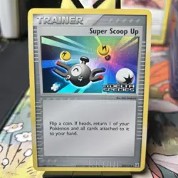 Super Scoop Up 100/113 Delta Species Reverse Holo Nm Pokemon Card - Image 1