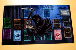 No.8 Yugioh TCG Custom Playmat Reaper of the Cards YGO Card Game Mat CCG Mat - Image 1