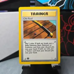 Pokemon Card - Neo Revelation 64/64 - OLD ROD (common) **1st Edition** - NM - Image 1