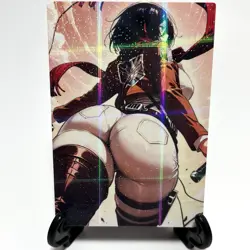 Attack on Titan Mikasa Ackerman Sexy Hot Anime Waifu Girl Goddess Story Art Card - Image 2
