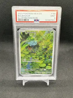 Pokemon TCG Bulbasaur Card 151- IR- NM Condition PSA 9 - Image 1