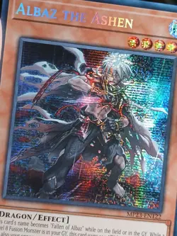 Albaz The Ashen Prismatic Secret Rare Card MP23-EN122 1st Ed NM - Image 4