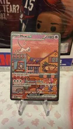 2023 Mew EX 053 Scarlet And Violet Black Star Promo Pokemon Card - Image 1