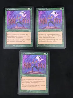 3x MTG Nemesis Skyshroud Claim #117 - Moderate Play - Image 1
