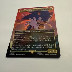 Sonic the Hedgehog FOIL Borderless 2087 Secret Lair Drop SLD MTG Mythic Unplayed - Image 4