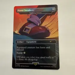 Power Sneakers-Lightning Greaves FOIL 2099 Secret Lair SLD MTG Rare Unplayed NM - Image 1