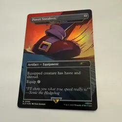 Power Sneakers-Lightning Greaves FOIL 2099 Secret Lair SLD MTG Rare Unplayed NM - Image 2
